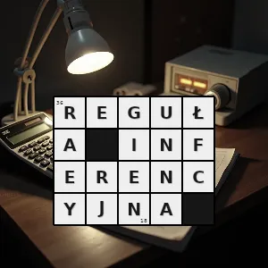 Hasło krzyżówkowe system dedukcyjny - reguła inferencyjna – rozwiązanie, synonimy, podpowiedzi i definicje krzyżówkowe